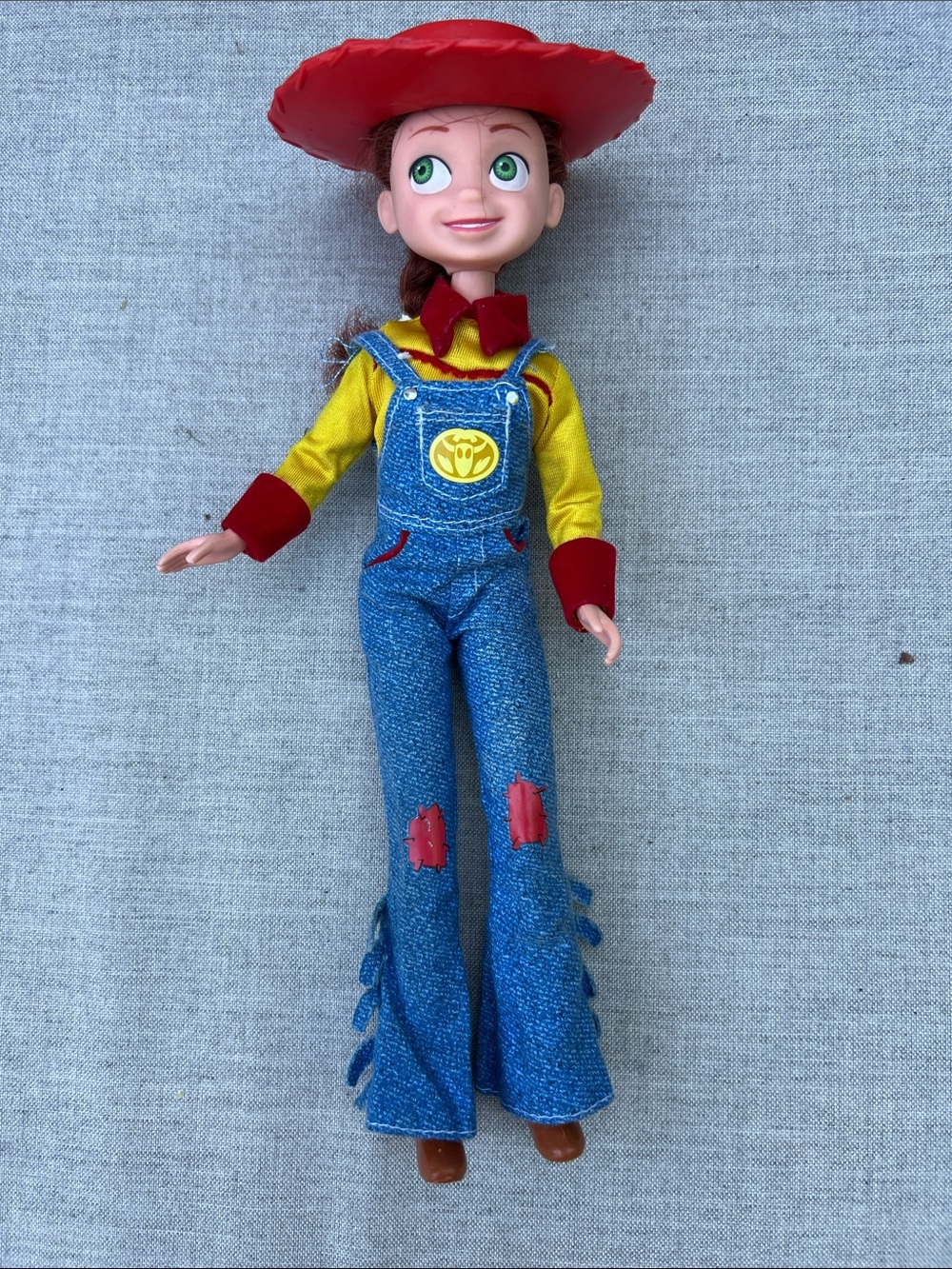 Jessie Cowgirl 10” Doll in Red Hat and Yellow Top